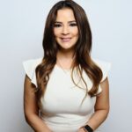 A professional headshot featuring the author Rosalina Torres